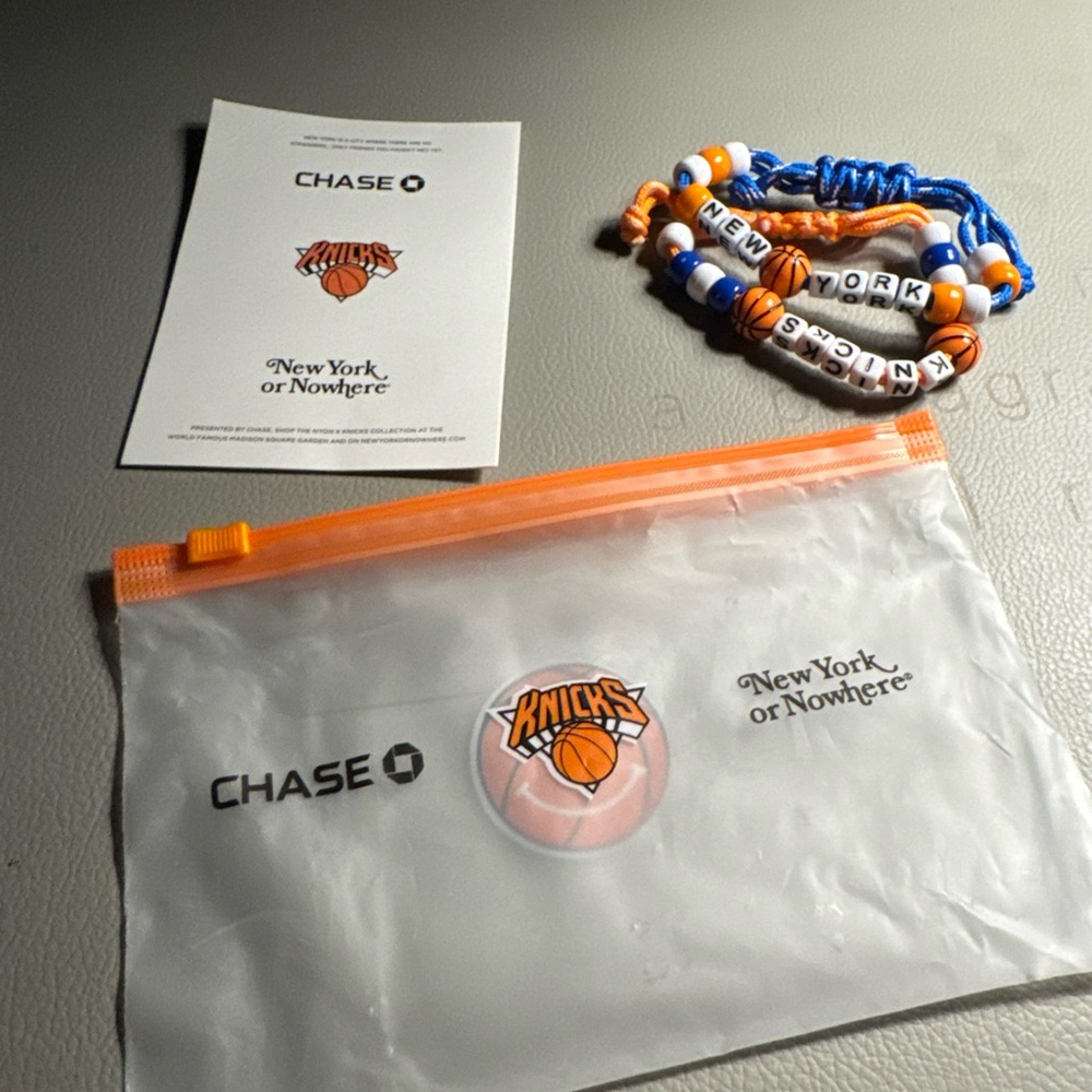 New York Knicks friendship  beaded bracelet “New York or Nowhere” - Picture 4 of 5